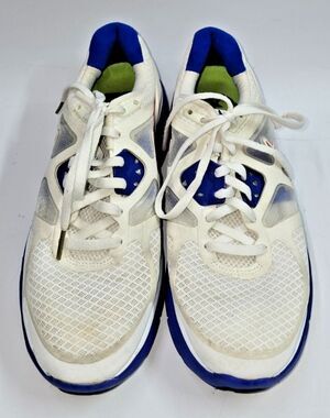 Nike Lunarglide+ 3 Summit White Red Blue 454315-164 Womens Olympic Size 8